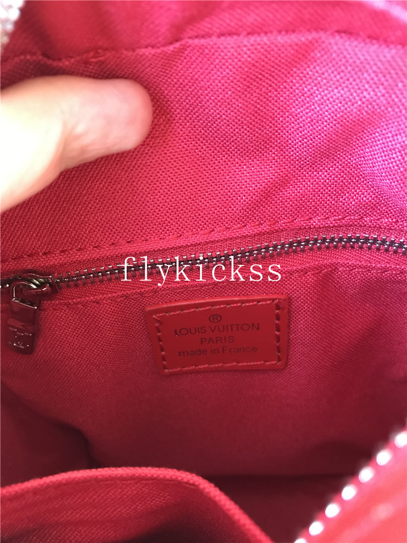 LVS Supreme Red Shoulder Bag